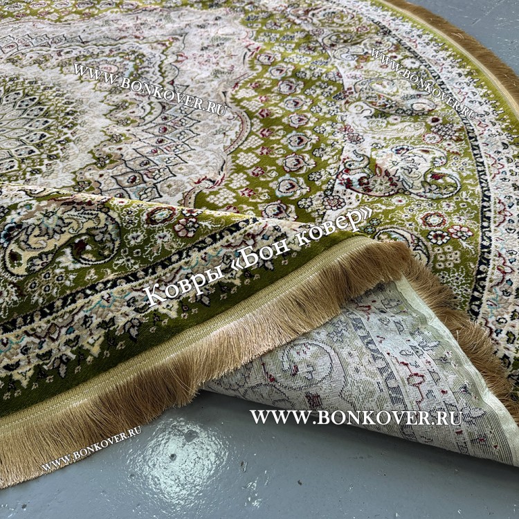 Восточный Ковер Для Гостиной Медальон Дизайн 28749 круг