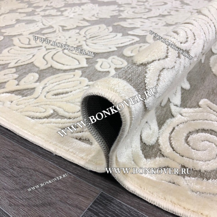 Белый Круглый Ковер Для Гостиной Дизайн 30539