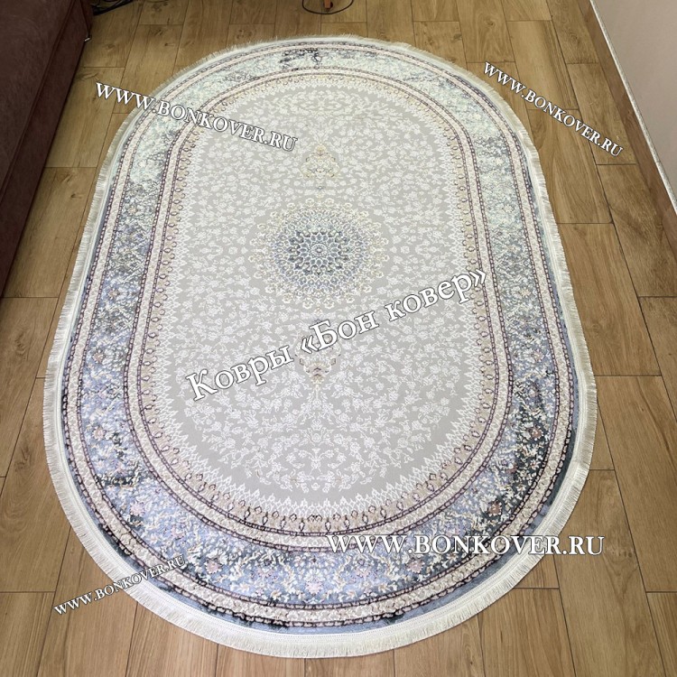 Ковер С Восточным Узором Арт 29684 Турция New Овальный