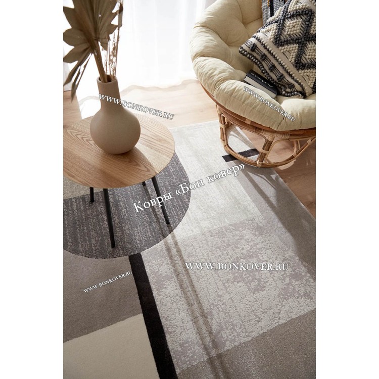 Бельгийский Ковер для Гостиной Дизайн 28998 Геометрия