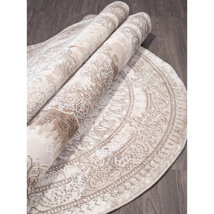 Ковер Armina 03704A BROWN / BROWN Овал